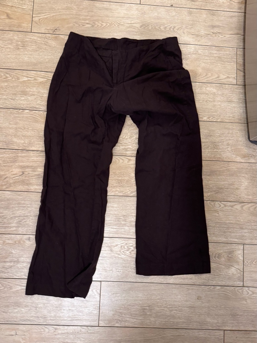 GAP Women's Brown Linen Trousers